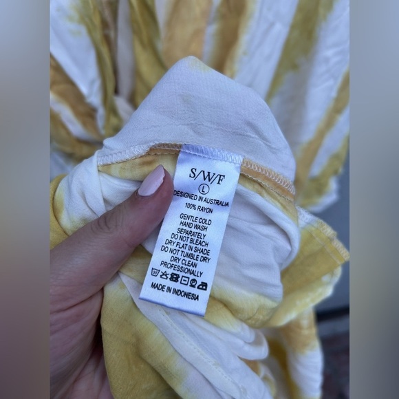 SWF Plunge Maxi Dress in Golden Hour - Picture 7 of 8